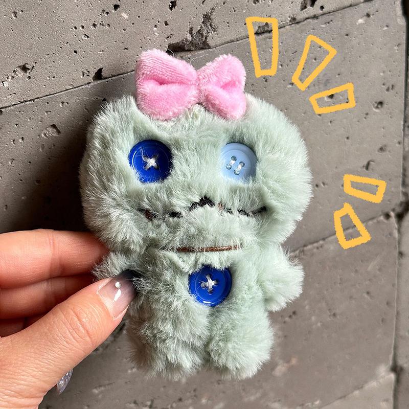 Милый Плюшевый Мультяшный Плюшевый Кулон-Кукла с Бантиком Мягкий и Милый Девочка Украшение для Рюкзака Кулон Кукла Студенческий Подарок