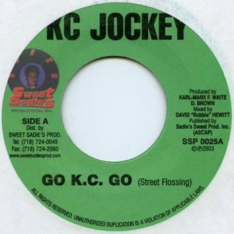 7-дюймовая пластинка KC JOCKEY / KC JOCKEY, CHICO DE BAR - Go KC Go / Not Together Sweet Sadies 2004 US Регги, Ска и Даб