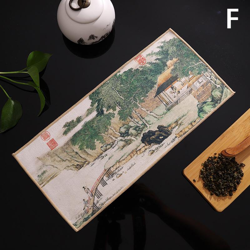 Китайская профессиональная тряпка, окрашенная, толстое кухонное полотенце, супер впитывающее, чистящее чай