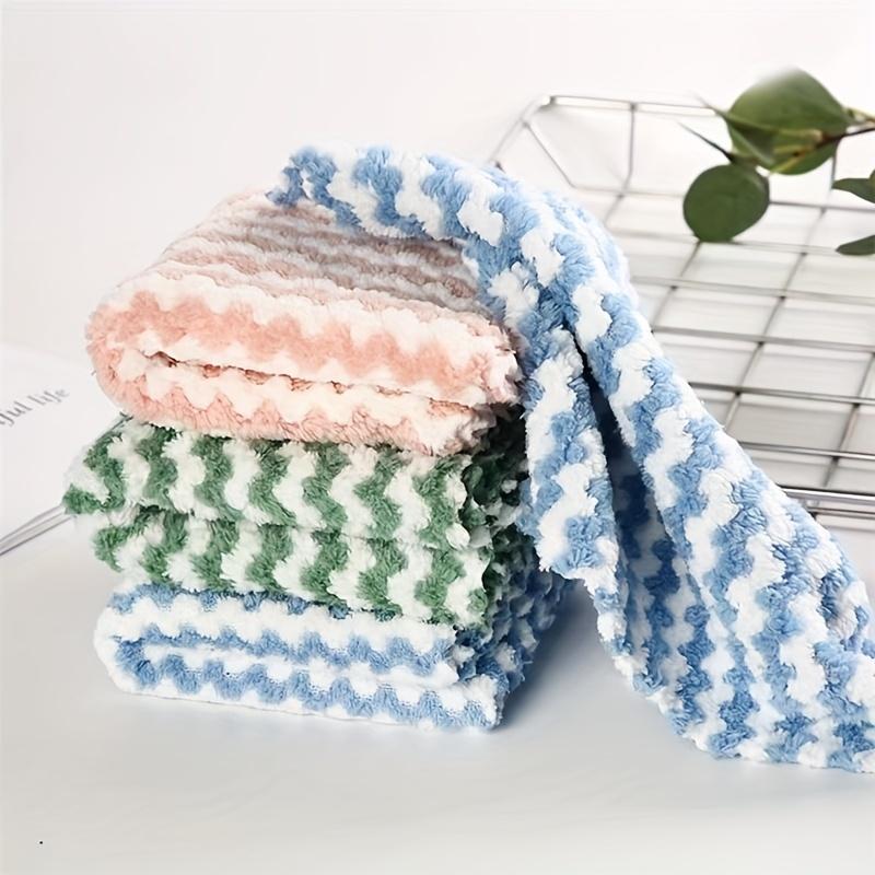 10 Pcs/20PCS Set The Kitchen Rag Is Free Of Oil, Super Strong Washing Water, Thickened Towel, And The Color Is Delivered Randomly