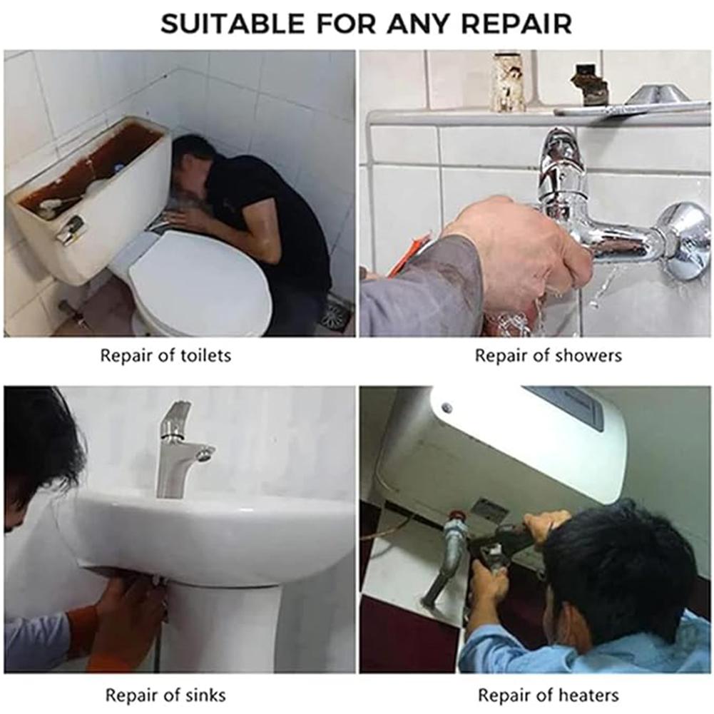 1/2 PCS Basin Wrench 7 Sizes Faucet Wrench Four-Jaw Hex Under Sink Wrench Faucet Tool Multifunctional Steel in Narrow Spaces