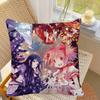 Puella Magi Madoka Magica Аниме Наволочка Квадратная Подушка Спальня Диван Досуг Комфортная Подушка Автомобиль Дом Украшение