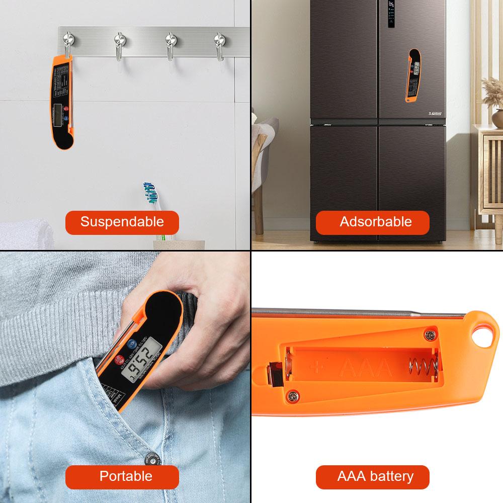 Цифровой кухонный термометр для еды, кухонные инструменты для мяса, воды, молока, зонд, электронный термометр для духовки, горячая распродажа, барбекю, кухня, приготовление еды