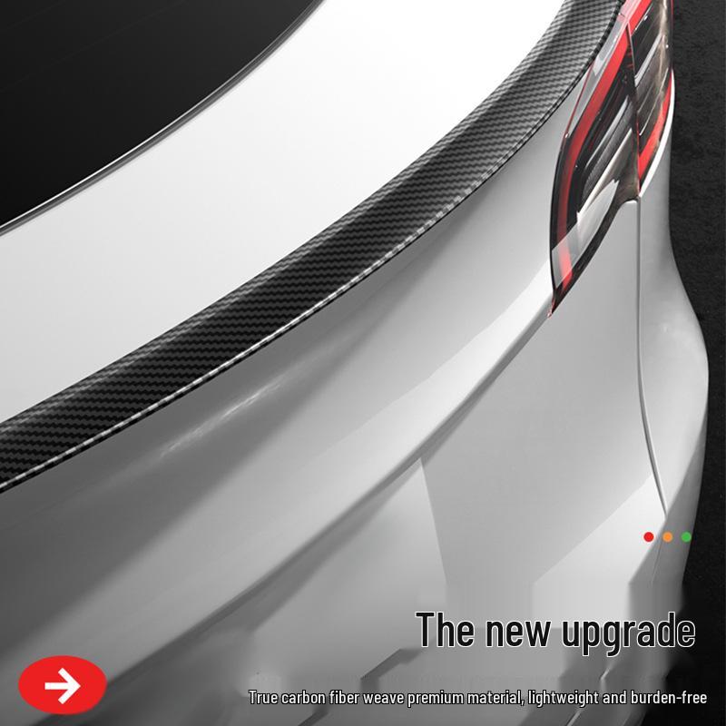 Carbon Fiber Rear Spoiler for Tesla Model Y/3 High-Performance P Version Body Kit