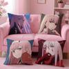 Аниме D-DARLING in the FRANXXS Наволочка Удобная Двусторонняя Наволочка Идеально Подходит для Автомобиля Дивана Спальни и Многого Другого