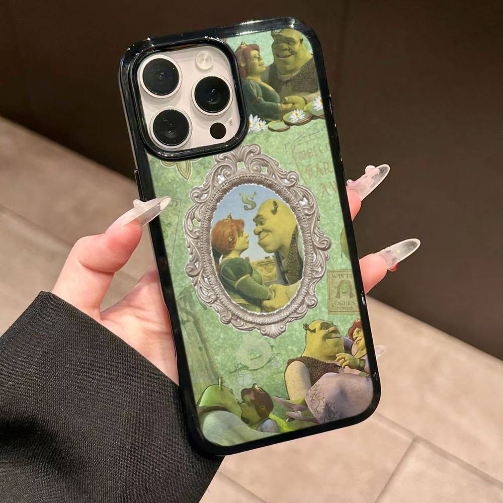 Классический фильм S-Шрек Для IPhone 17 16 15 14 13 12 11 Mini Pro Max Plus ПК+ТПУ Задняя крышка телефона