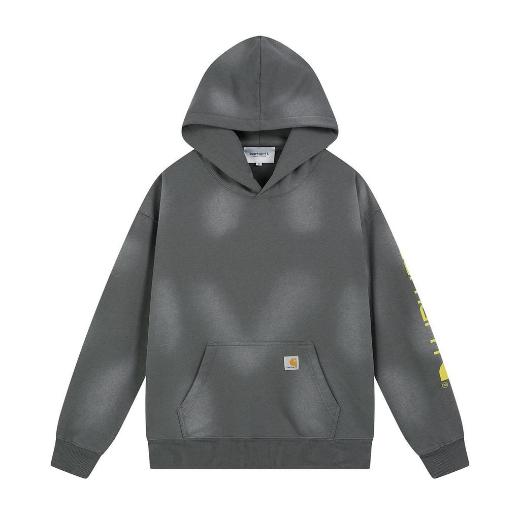 Классическая унисекс толстовка Carhartt с принтом Кирина на рукаве