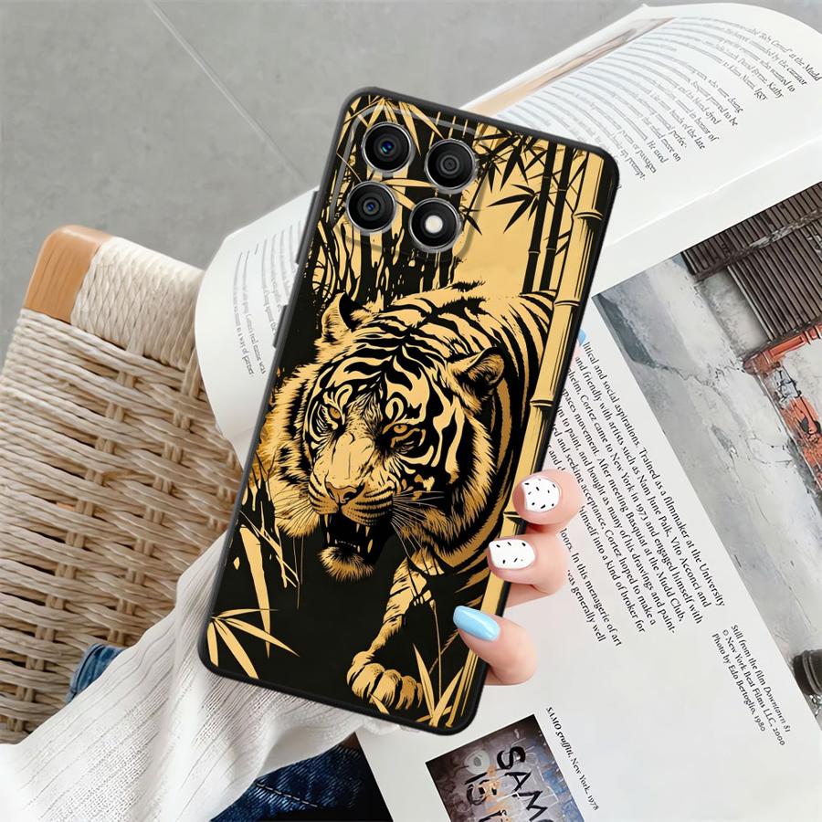 Крутой чехол с тигром и леопардом для Honor X8 X9a 70 8X X5b 200 400 Lite Magic5Lite X7 X6 90 Чехол для телефона
