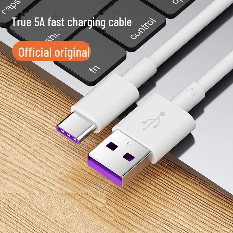 Type-C Fast Charge Android Devices with This Universal 6A Flash Charging Cable for Huawei, Oppo, Vivo, and More.