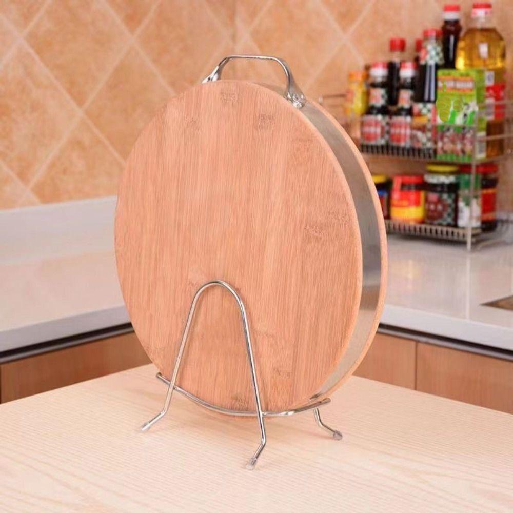 Space Saving Pan Cover Shelf Multifunctional Pot Lid Rack Useful Cutting Board Holder