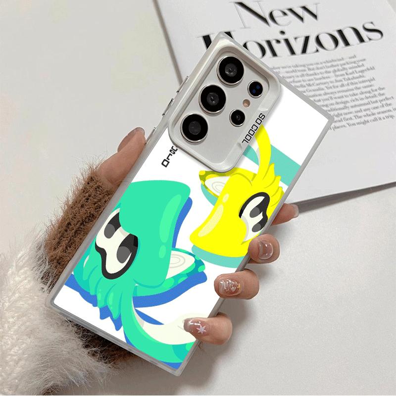 S-Splatoons Game Shockproof Phone Case for Samsung Galaxy S26 Edge S25 Ultra S24 FE S23 Plus S21 Cover Anti Fall Fundas