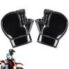 Handlebar Mittens Cold Winter Windshield Motorcycle Gloves Waterproof Hand Gloves With Reflective Strip For Snowmobiles Scooters