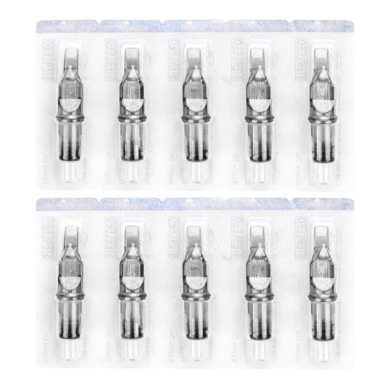 10 шт., игла для тату-картриджа из нержавеющей стали 0,35 мм 1215f, игла для тату-картриджа