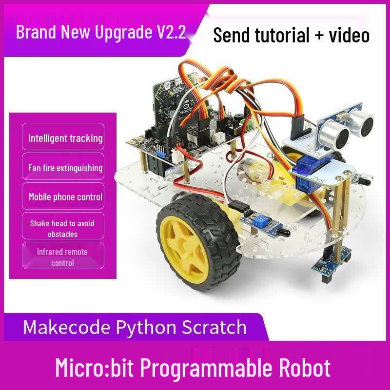 CreateBlock Micro:Набор программируемого робота-машинки bit