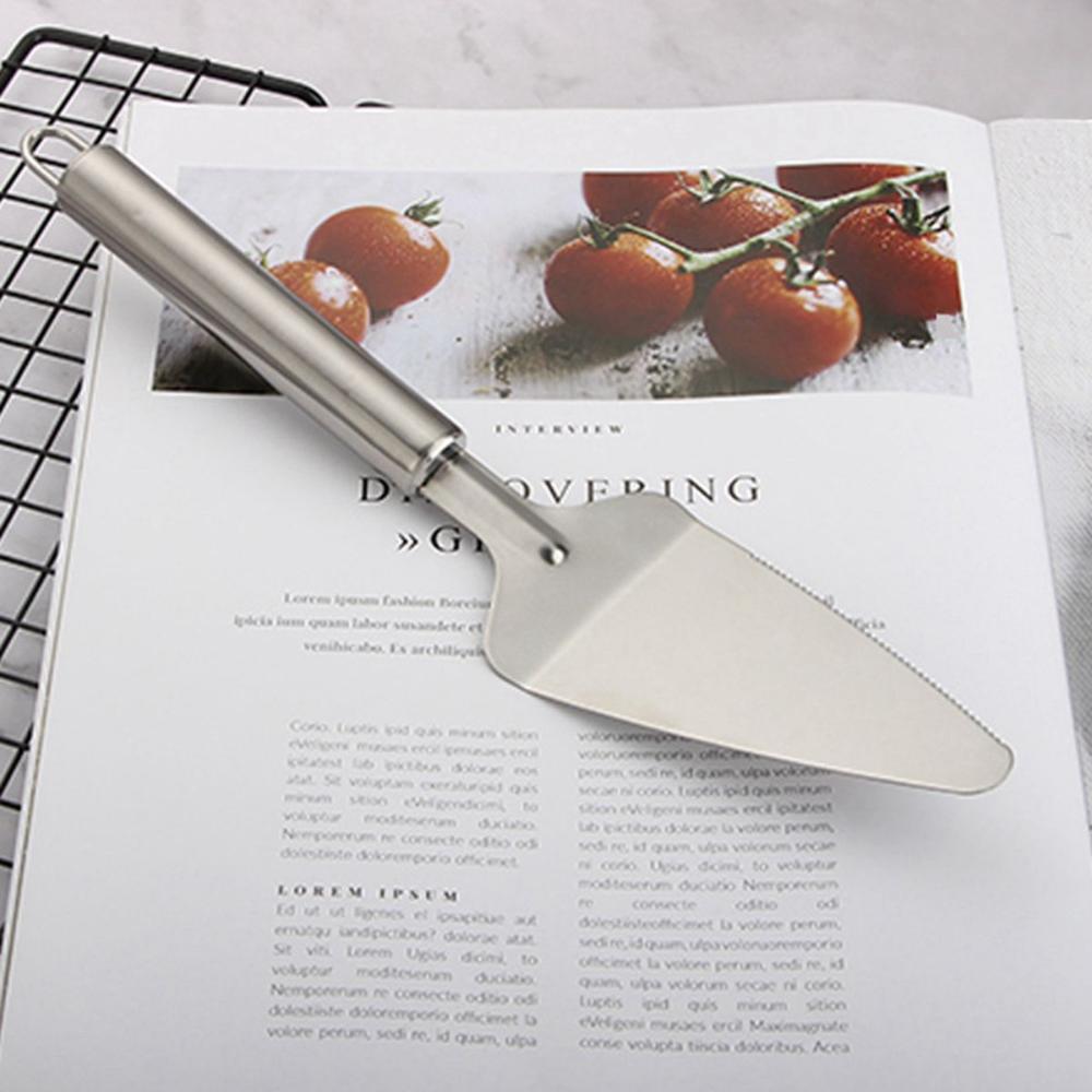 Brownie Dessert Stainless Steel Cake Tool Serrated Spatula Slicer Pie Server