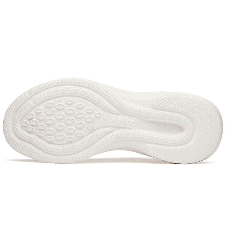 Anta Running Series Shock Absorption Non-Slip Durable Low-Top Running Shoes Women Sneaker Ivory-White 122135571-2