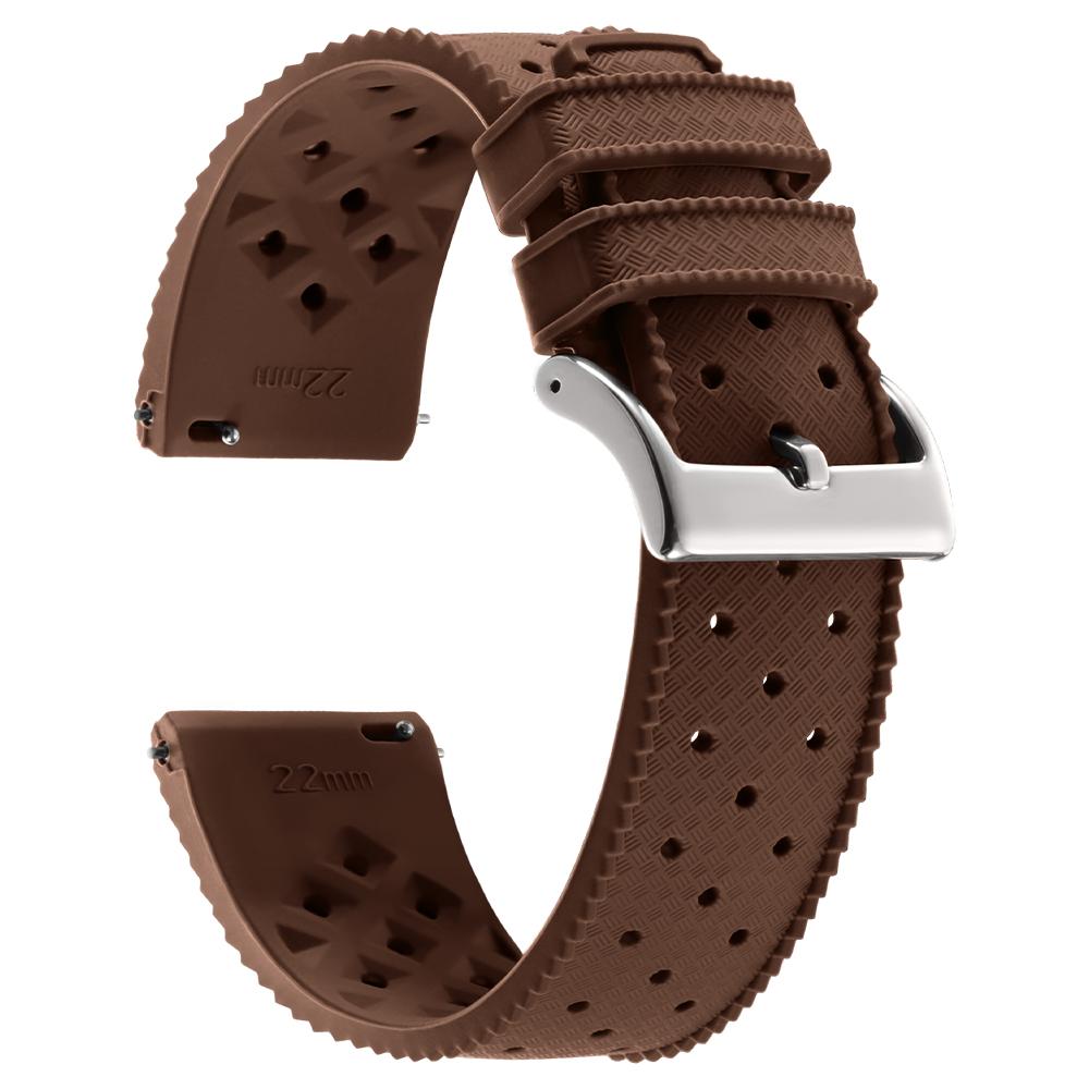 18/20/22mm Tropic Silicone Watch Straps for Seiko for Oris for Omega Quick Release Band Diving Waterproof Sports Rubber Bracelet