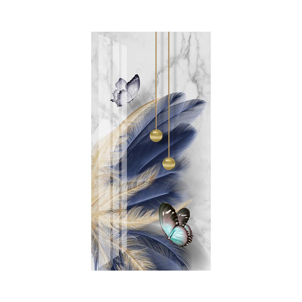 Скандинавские постеры с перьями, холст, картины, настенные художественные фотографии для гостиной, украшения крыльца, абстрактные роскошные принты, без рамки