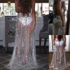 Beach Cover Up Bikini Sequins Swimwear Coverup Sarong Wrap Pareo Skirt Swimsuit