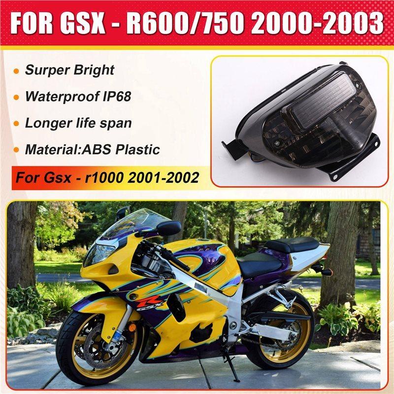 Для GSX-R 600 750 1000 2000-2003 Совместимый светодиодный задний фонарь, указатель поворота, стоп-сигнал для мотоцикла