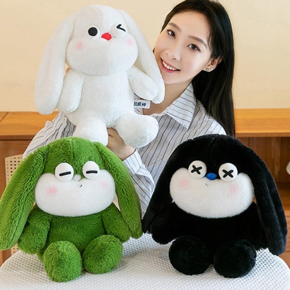 Large Capacity Rabbit Plush Backpack Cartoon Cartoon Animal Backpack Fashion Rabbit Plush Toy Gift