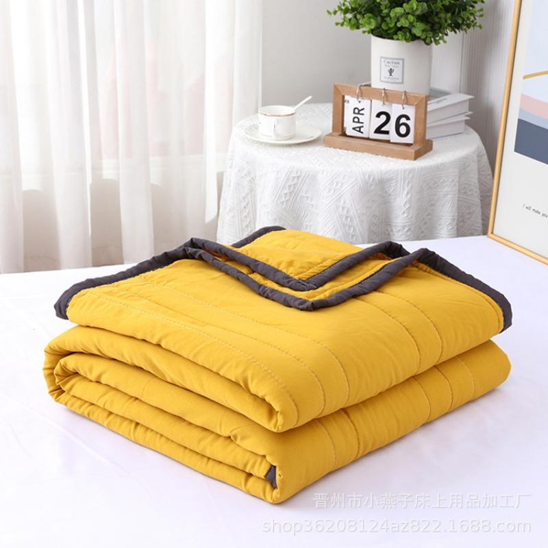 1 шт. летнее легкое охлаждающее тонкое одеяло, мягкое дышащее одеяло с кондиционером, моющееся одноместное двойное одеяло, домашний текстиль