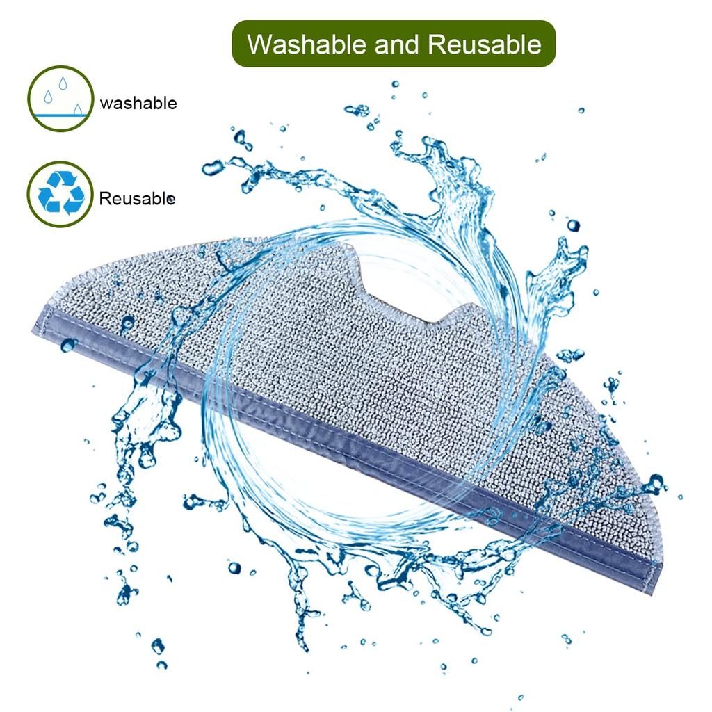 Replacement Parts Kit for Eufy RoboVac G10 G30 Hybrid Robot Vacuum Cleaner Compatible with Set Side Brush X Filter X Washable Mop Cloth X Tool X 2