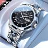 JINSHIDUN New Business and Leisure Men's Watch Full Automatic Mechanical Watch Double Calendar Waterproof High -end Watch