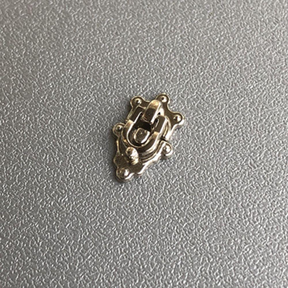 Manual Luggage Trunk Lock Dollhouse Metal Crafts Box Case Corner Suitcase Protector Doll Bags Parts