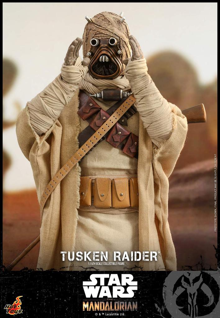 Hot Toys TV Masterpiece Мандалорский тускенский рейдер Масштабная белая фигурка 1/6,