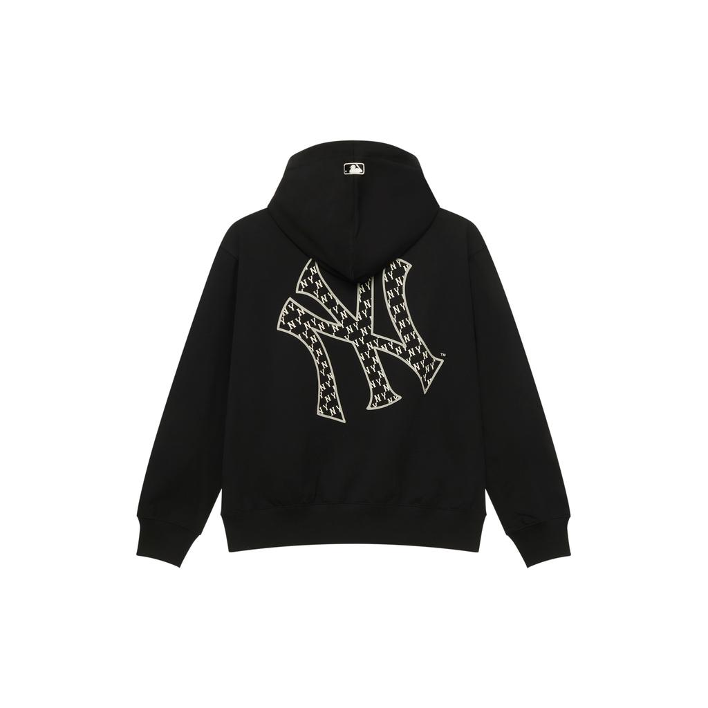 New MLB MONOGRAM Collection New York Yankees SS25 Sweatshirt Unisex Black 3AHDM0251-50BKS
