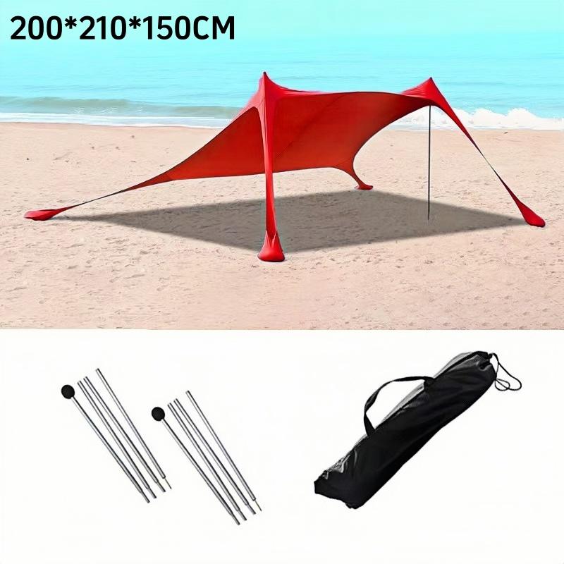 200*210*150 см семейная пляжная палатка пляжная УФ-защита тент для 3-4 человек открытый кемпинг ветрозащитный тент