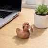 Retro Style Decoration Mammoth Duck Figurine, 3D Printed Ornament, Funny Country Ornament Statue, Novelty Desktop for Home Table Shelf