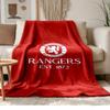 Rangers FC Soft and comfortable flannel Suitable for sofas living rooms outdoor camping travel and also makes a great anniversary gif