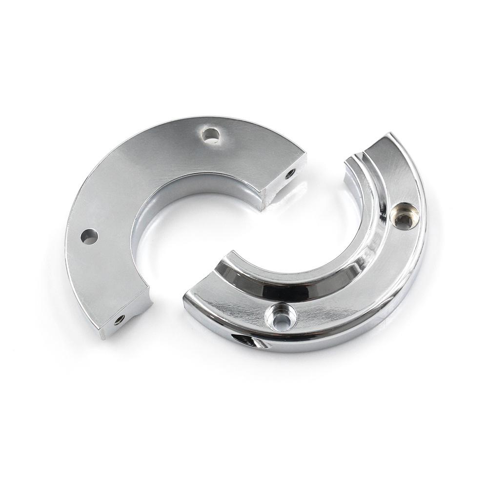 Колонки из алюминиевого сплава 2" Поворотная рулевая колонка Напольное крепление Подходит для SBC BBC 350