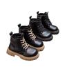 Girls' Martin Boots Autumn and Winter New Style Children's Boots Boys' Black Autumn and Winter Short Boots Children's Soft Leather Single Boots