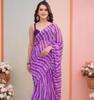 Trending Indian Ready To Wear Georgette  Saree In Laheriya Design