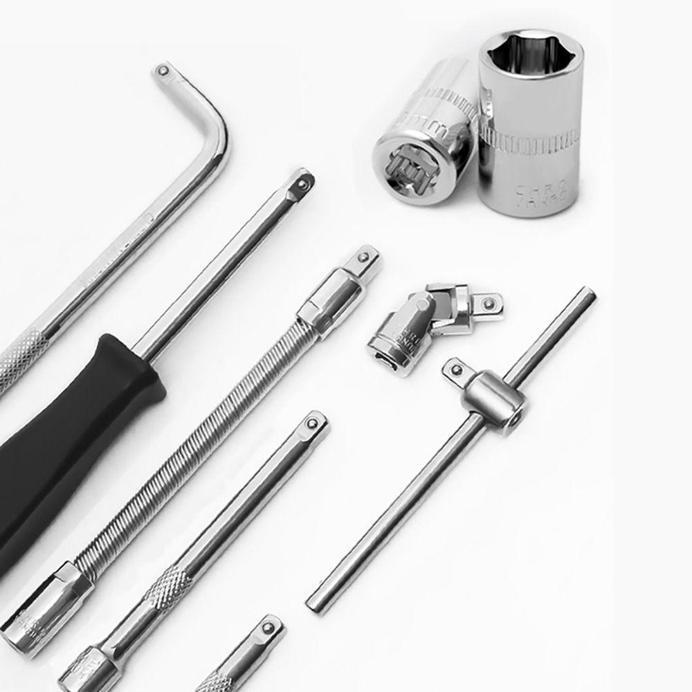 1Pcs For Ratchet Torque Wrench Metric Key Sleeve Hand Tool Drive Socket Durable Hex Short Socket