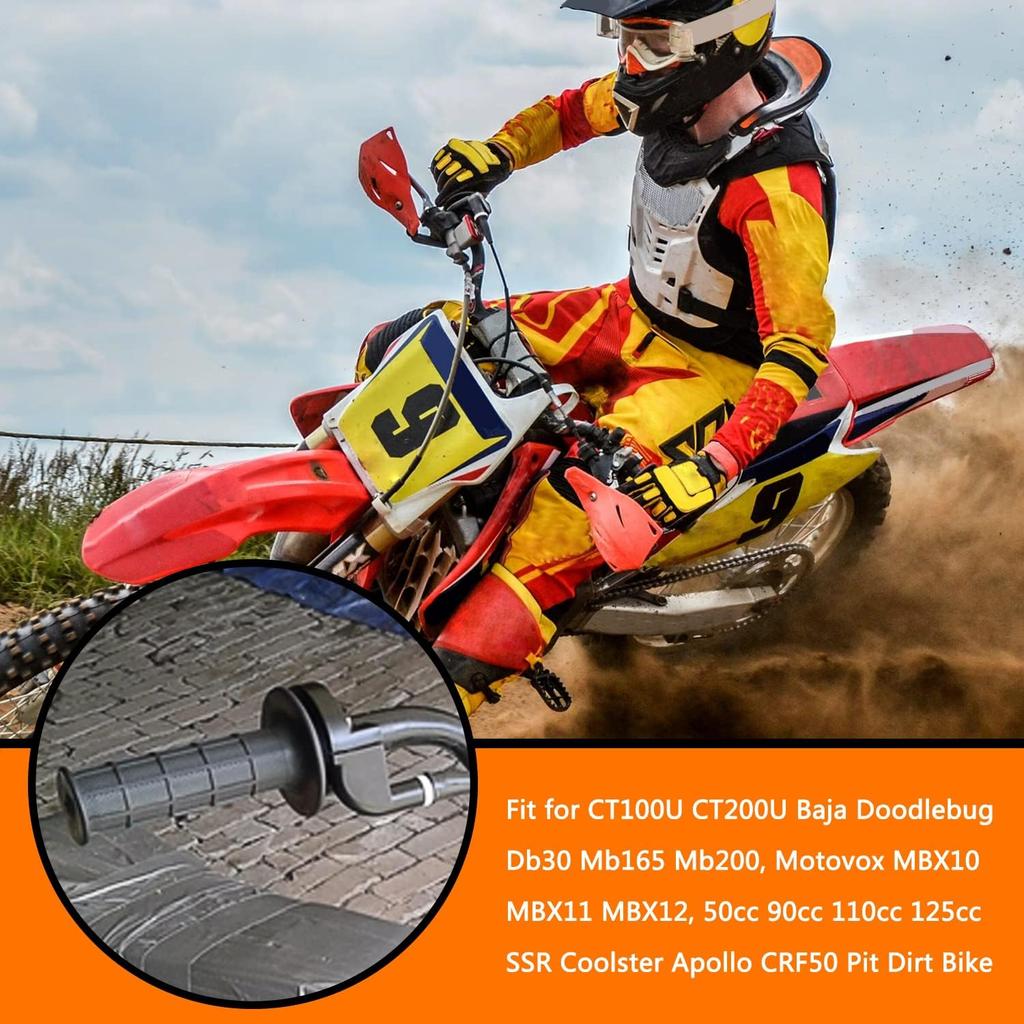 22 мм 7/8 Ручки руля газа Зажим троса Выключатель Вкл/Выкл Для Coleman CT100U CT200U Baja Doodlebug Db30 Mb165 Mb200 50 куб. см 90 куб. см 110 куб. см 125 куб. см SSR Coolster