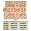 Food Pretzel Flannel Blanket Adults  Warm Cozy Throw Blanket Autumn Home Decor Bedspread Sofa Bed Cover