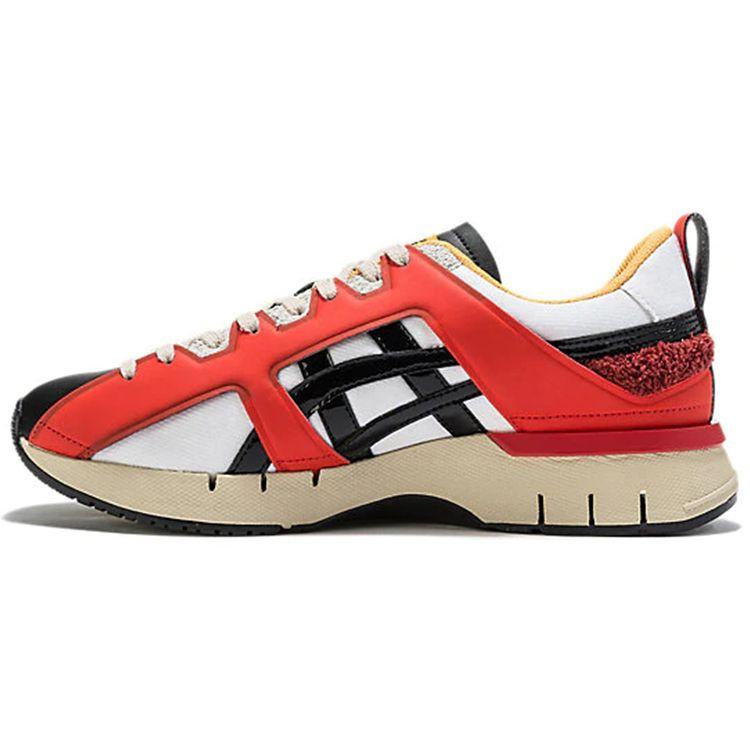 ONITSUKA TIGER Fabilac Легкие Удобные Нескользящие Прочные Сбалансированные Кроссовки с Низким Верхом Повседневная Обувь Унисекс Повседневная Обувь Белый Оранжевый 1183A775-100