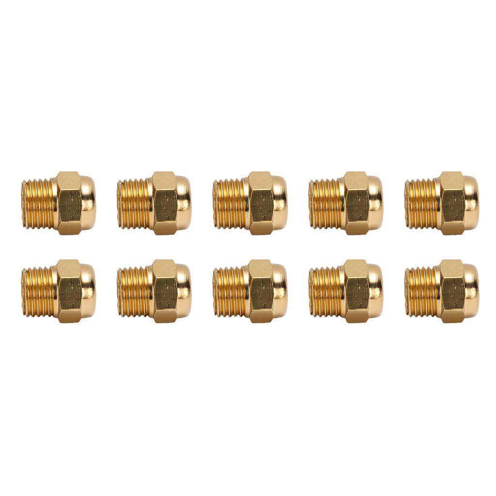 10PCS Air Compressor Cold Start Valves Reduce Startup Torsion Brass Unloading Valve 1 4 Inch NPT Male Thread 25PSI