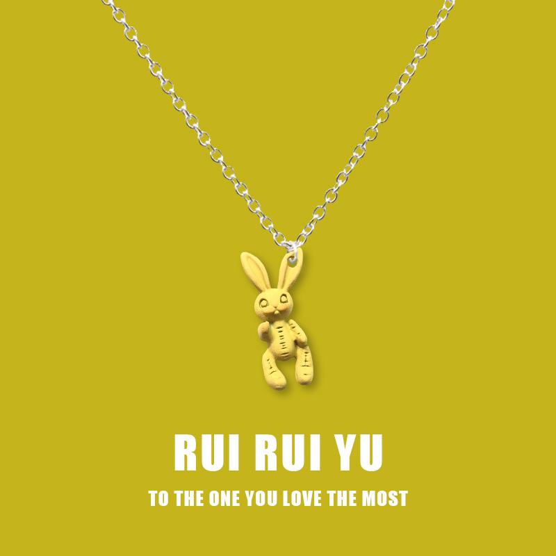 QQs Rogue Rabbit кулон ожерелье кулон ожерелье для женщин мужчин подруга пара любовник ювелирные изделия подарок