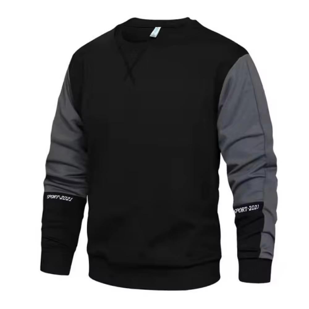 Sweatshirt Men's Sweatshirts Spring and Fall O-neck Korean Version Slim Fit Long-sleeved Bottoming T-shirt Male Hoodie