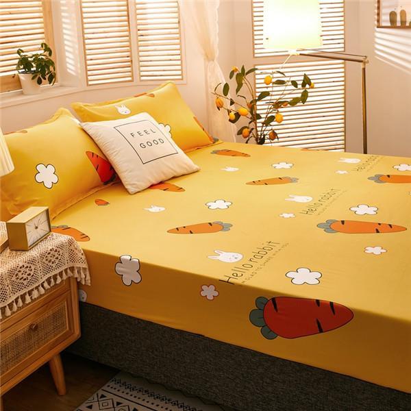 Waterproof Mattress Protector Cover Elastic Fitted Sheet Breathable Pad Bed Double 2 People Couple Bedspread No Pillowcase