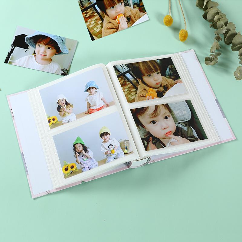Large Capacity Family Photo Album for Children's Growth - 6-Inch Baby Keepsake Album