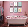 6pcs Colorful Girls Rules Canvas Wall Art Cute Colorful pirational Posters Print Paintings Teen Girls Room Pictures Wall Decor for College Apartment