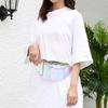 Holographic Waist Bag Translucent Fanny Pack Hologram Beach Travel Waistbag New Women Belt Bag Bum Hip Pouch Money Phone Holder ARI