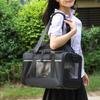 Mesh Cat Carrier Bag Pet Travel Tote with Adjustable Shoulder Strap Breathable Pet Carrier Cross Body Bag for Small Dogs Cats