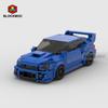 MOC Кубики Синий BRZ STi WRX K508 22b Sti Гоночный Спортивный Автомобиль Гонщик Строительные Блоки Креативные Гаражные Игрушки для Мальчика